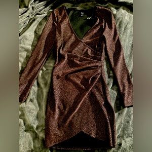 Pink glitter Windsor dress size Large